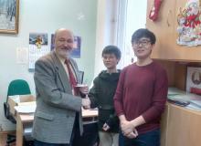 Вручение студенческих билетов магистрантам из КНР специальности «Мировая экономика»